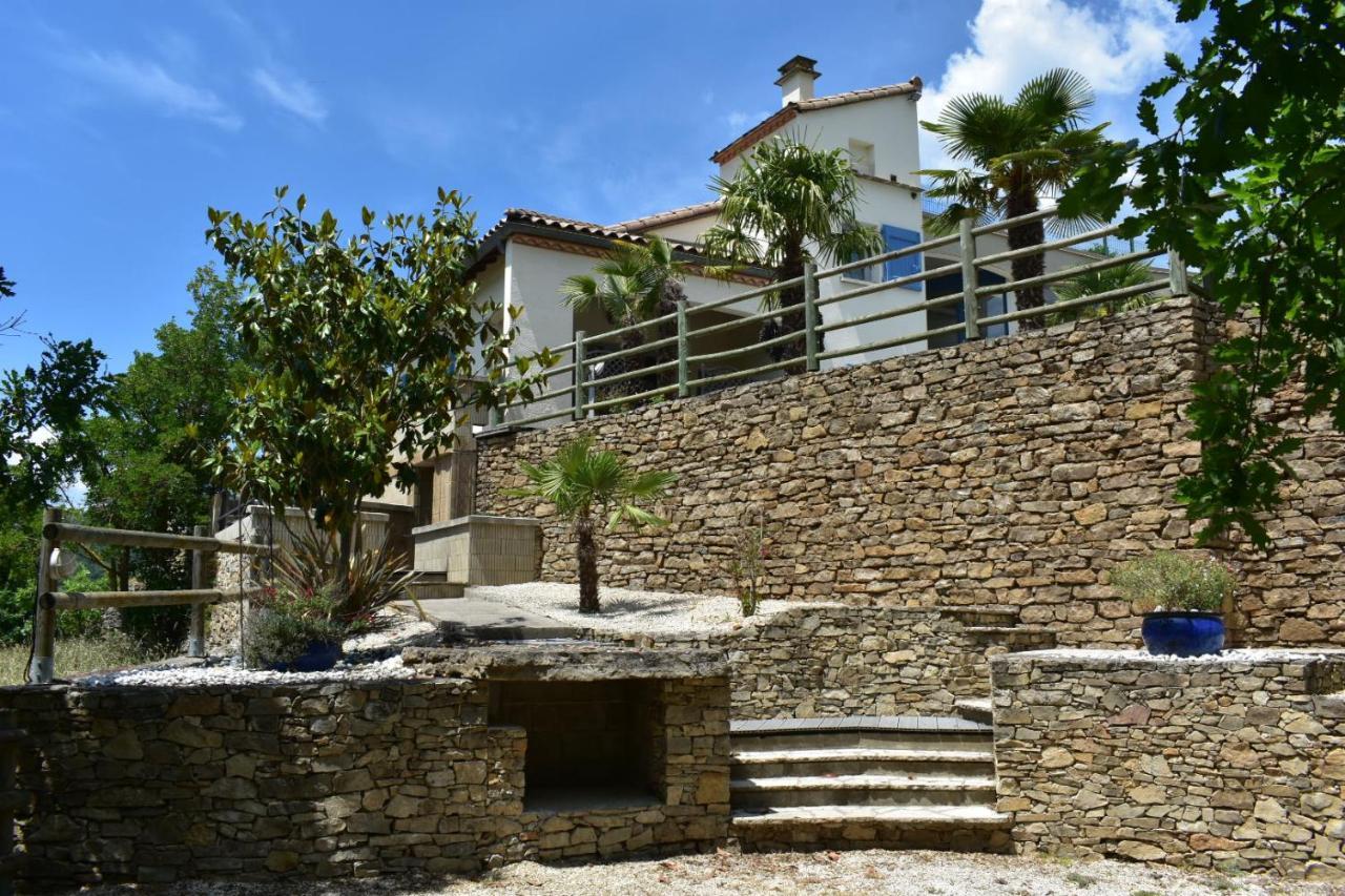 הוילה Saint-Rome-de-Tarn Les Palmiers Des Causses מראה חיצוני תמונה