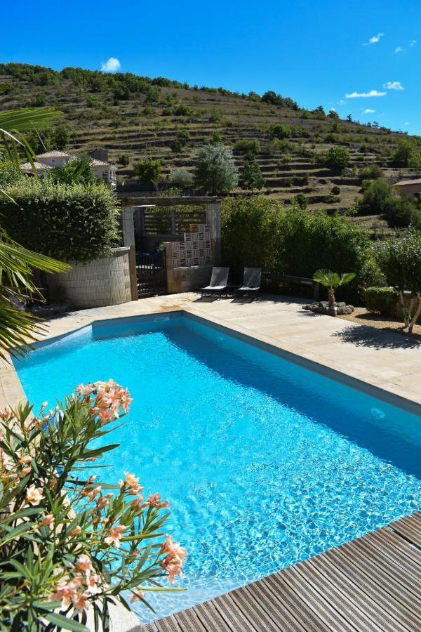 הוילה Saint-Rome-de-Tarn Les Palmiers Des Causses מראה חיצוני תמונה